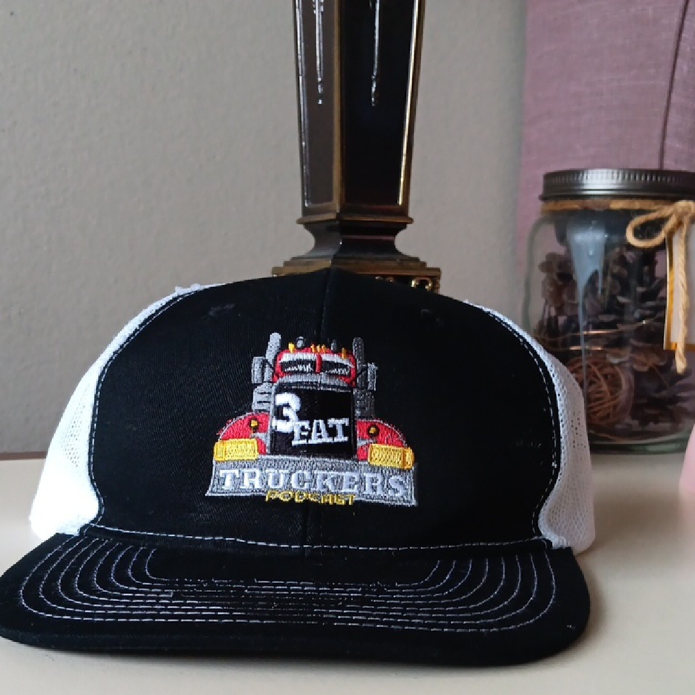 Black and White Trucker Hat